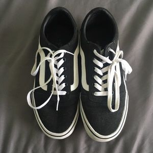 black old skool vans